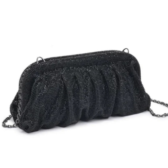 Urban Expressions Irina Rhinestone Crystal Mesh Evening Bag - Picture 14 of 14